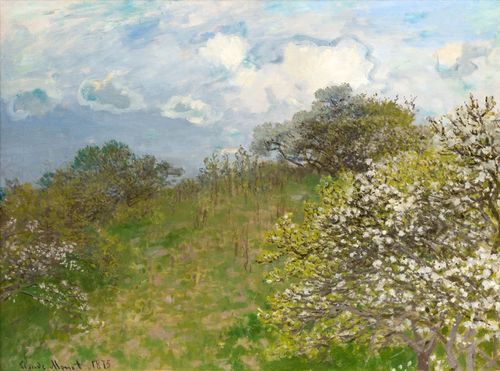 Claude Monet, Primavera, 1875, Johannesburg Art Gallery