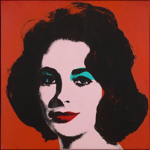Andy Warhol, Liz #6 [Early Colored Liz], 1963