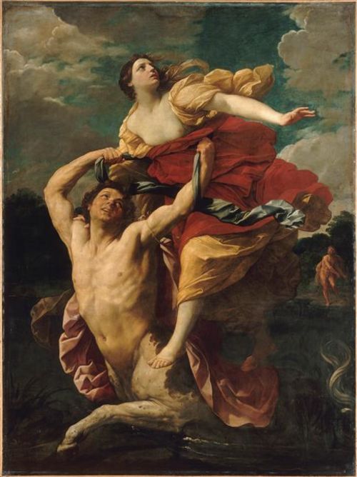 Guido Reni, Nesso e Dejanira, tela, cm 284,7x218. Parigi, Museo del Louvre
