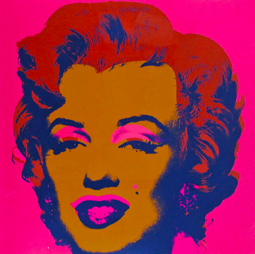 Andy Warhol, Marilyn, 1967, serigrafia su carta, 91,4 x 91,4 cm. Collezione privata Eugenio Falcioni