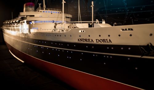 Nave Andrea Doria, dettaglio modellino