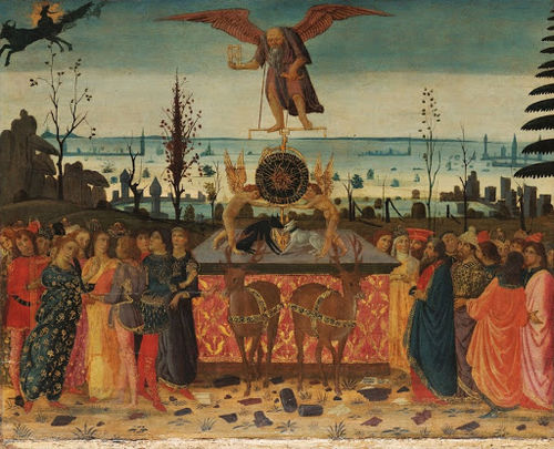 Jacopo del Sellaio, Trionfo del Tempo, 1485-‘90 ca. Fiesole, Museo Bandini