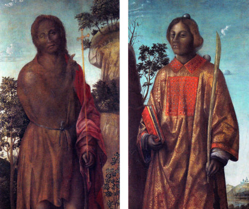 Vincenzo Foppa, San Giovanni Battista e Santo Stefano, 1510 ca.