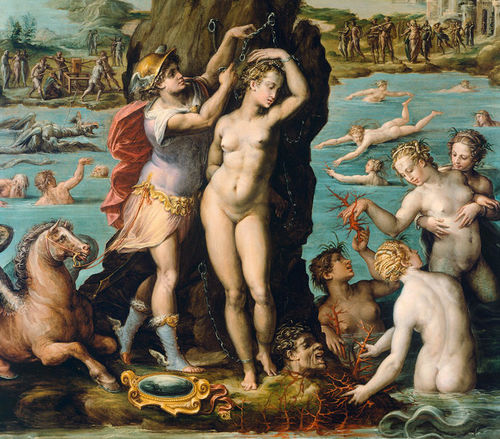 Giorgio Vasari, Perseo libera Andromeda, Studiolo di Francesco I, Palazzo Vecchio, Firenze