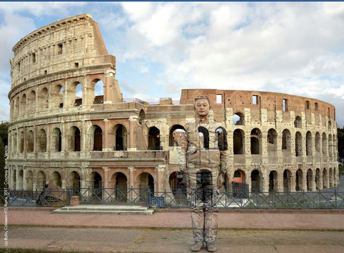 Liu Bolin, <em>Colosseo n.2</em>, Roma, 2017