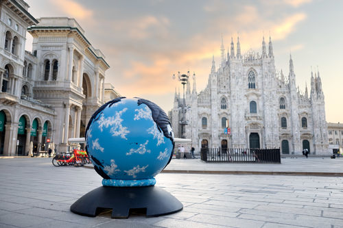WePlanet - Cento globi per un futuro sostenibile, Piazza del Duomo, Roma