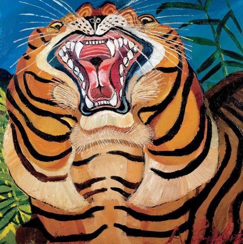 Antonio Ligabue, Testa di tigre