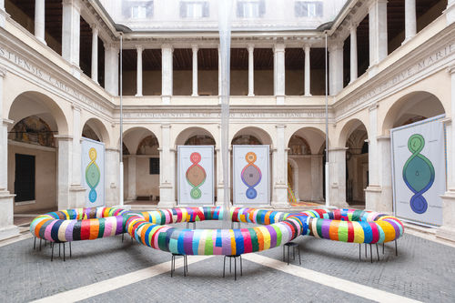 <em>Michelangelo Pistoletto. INFINITY</em>, Chiostro del Bramante, Roma, 2023 I Foto: A. Mura | Courtesy Cittadellarte - Fondazione Pistoletto, Biella