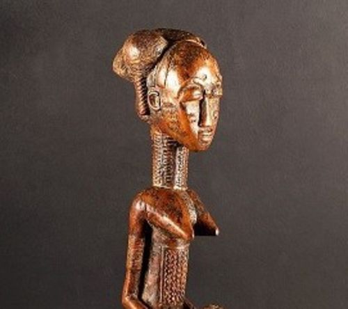 Figura di maternità reale, Baoulé Daukro, Costa d'Avorio
