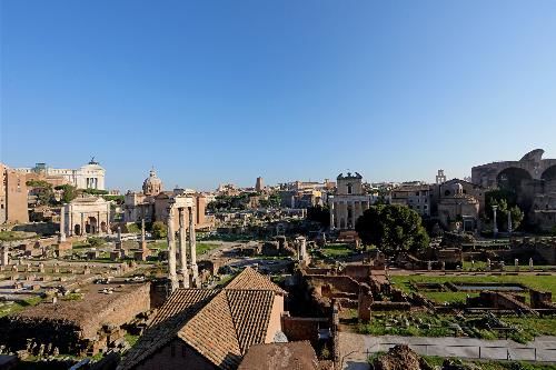Veduta del Foro Romano dal Palatino, Roma