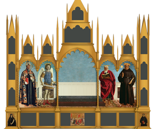 Ricostruzione del polittico agostiniano di Piero della Francesca