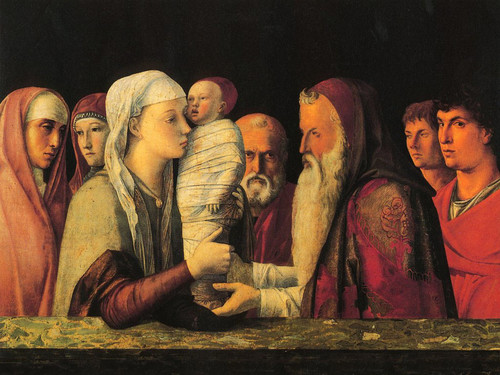 Giovanni Bellini detto Giambellino, <em>Presentazione di Gesù al Tempio, </em>1469 circa, Olio su tavola, Venezia, Fondazione Querini Stampalia | Courtesy © Fondazione Querini Stampalia<em><br /> </em>