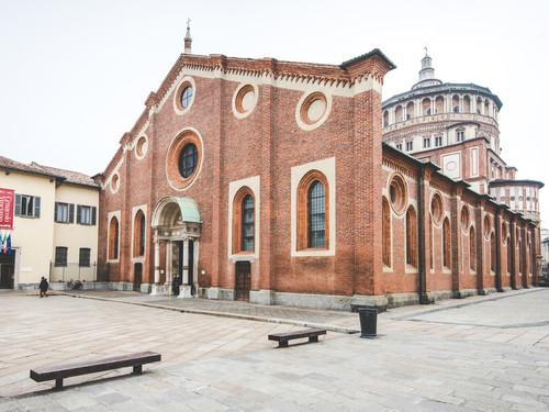 Church Holy Mary of Grace (Santa Maria delle Grazie ), Milan, In this Cathedral is place the famous da Vinci masterpiece, <em>The Last Dinner of Jesus</em> | Photo: UMB-O / Shutterstock.com