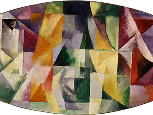 Robert Delaunay, <em>Finestre aperte simultaneamente 1° parte, 3° motivo, </em>1912, Venezia, Collezione Peggy Guggenheim