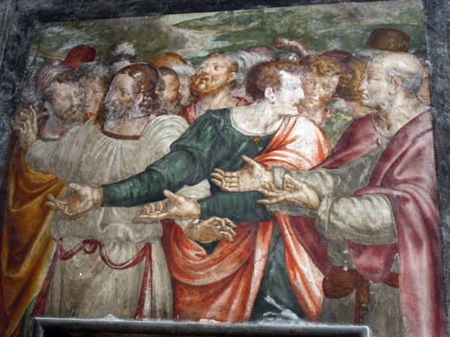 Ritorno del figliol prodigo e Cristo che caccia i mercanti dal tempio di Simone Peterzano
