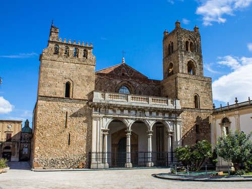 The famous Cathedral of Santa Maria Nuova, in the historic center of Monreale, near Palermo, Sicily, Italy | Photo: marcociannarel