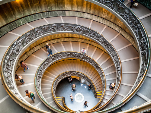 La Scala di Bramante, Musei Vaticani, Roma | Foto: Giorgio Art / Shutterstock.com