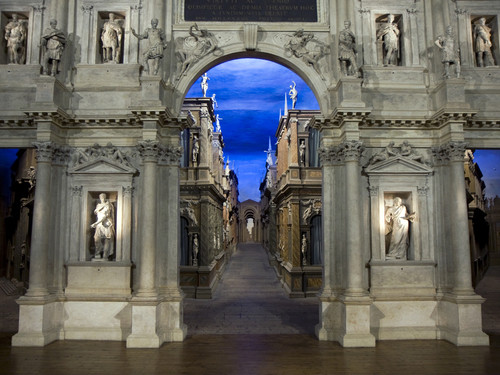 Teatro Olimpico (Interior) in Vicenza, Italy | Photo: Yevgenia Gorbulsky