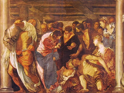 Paolo Caliari detto il Veronese, <em>La probatica piscina</em>, portelle aperte, 1558-1560. Copyright Chorus Venezia.<br />