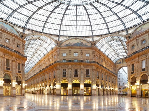 La Galleria Vittorio Emanuele II  di Milano è tra le più antiche del mondo | Foto: andersphoto / Shutterstock.com