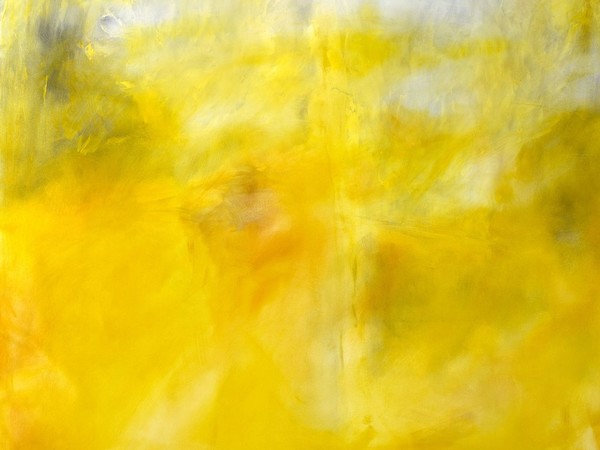 Barbara Duran, Yellow Light #3, olio su tela, cm. 87x85