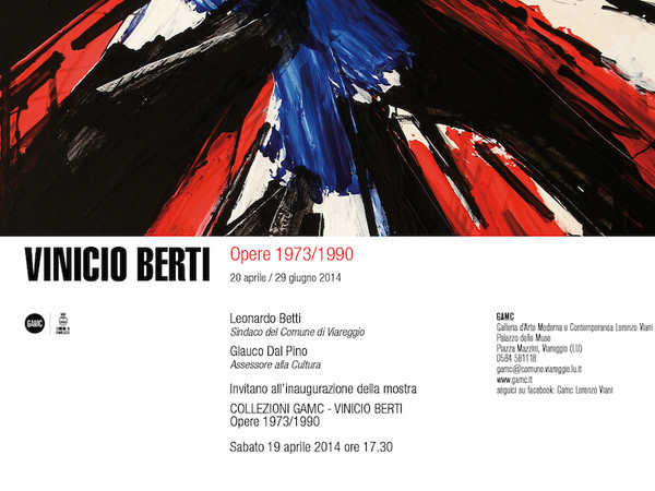 Vinicio Berti. Opere 1973/1990, GAMC - Galleria d'Arte Moderna e Contemporanea, Viareggio (LU)