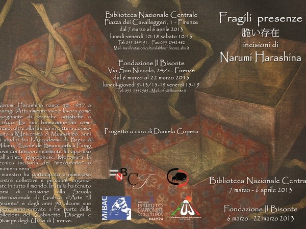 Fragili presenze, Biblioteca Nazionale Centrale, Firenze