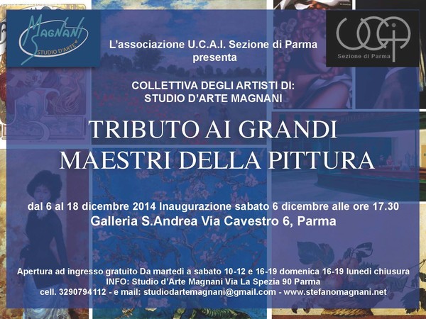 Tributo ai grandi maestri della pittura, Galleria S. Andrea, Parma