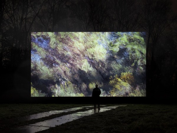 Davide Quayola, Installation view at GLOW festival, 2015 