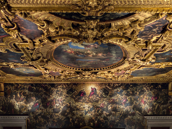 Immagine tratta dal film Tintoretto – Un Ribelle a Venezia, Scuola Grande di San Rocco, Venezia | © Sky Italia s.r.l. | Courtesy of Sky Arts Production Hub 2019