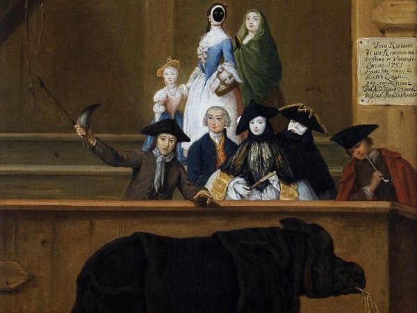 Pietro Longhi, Il Rinoceronte, 1751, Venezia, Ca' Rezzonico - Mueo del Settecento veneziano