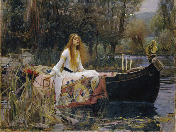 John William Waterhouse (1849 - 1917), The Lady of Shalott, 1888, Olio su tela, 200 x 153 cm, Tate, Donato da Sir Henry Tate, 1894 | © Tate, Londra 2019