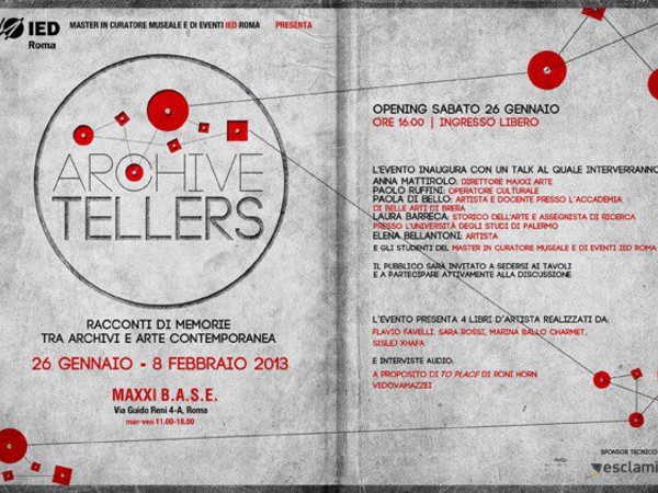 Archive Tellers, MAXXI, Roma