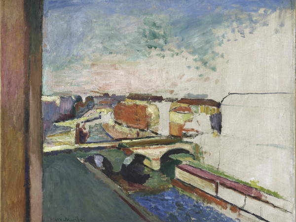 Henri Matisse, Pont Saint-Michel, 1900 ca. Olio su tela, 58x71 cm. Collection Centre Pompidou, Paris Musée national d’art moderne - Centre de création industrielle. Photo : © Centre Pompidou, MNAM- CCI/Philippe Migeat/Dist. RMN-GP © Succession H. Matisse by SIAE 2015