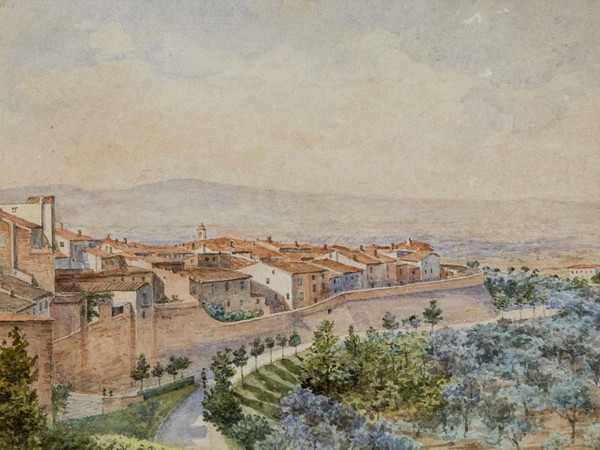 Alberto Papafava (1832-1929), Veduta di Montepulciano