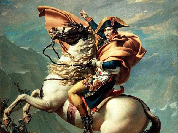 1797 | Intermezzo napoleonicoLa regione di Aquileia viene conquistata da Napoleone. Con il Trattato di Campoformio, viene ceduta nuovamente all'Austria | Napoleone ritratto da Jacques Louis David