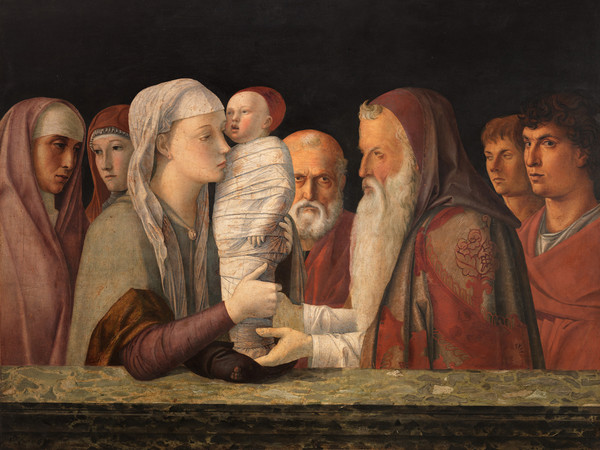 Giovanni Bellini, <em>Presentazione di Gesù al Tempio</em>, 1460, Tempera su tavola, 105 x 80 cm, Fondazione Querini Stampalia, Venezia