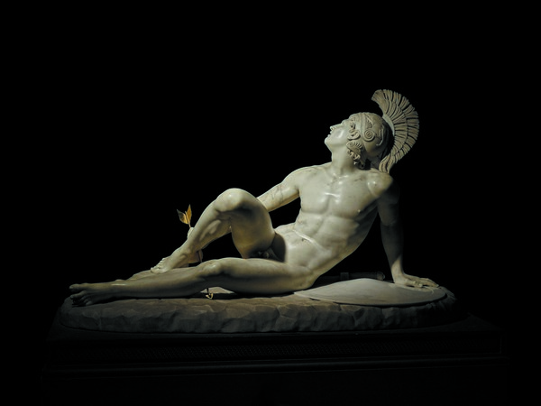 Filippo Albacini (1777-1858), <em>L'Achille ferito</em>, 1825, Marmo, Chatsworth House | Foto: © The Devonshire Collections, Chatsworth | Courtesy of Chatsworth Settlement Trustees