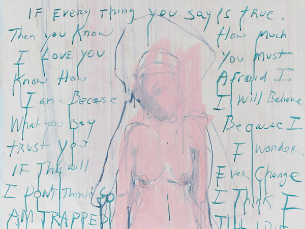 Tracey Emin, The Loneliness of the Soul, Jeg er Den Siste av mitt Slag / I am The Last of my Kind , 2019, Acrilico su tela | © Tracey Emin Studio | Courtesy of Munchmuseet, Oslo
