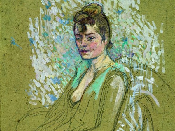 Henri de Toulouse-Lautrec, Femme assise, 1893. Olio su cartone, 57 x 44 cm, Musée Toulouse-Lautrec, Albi