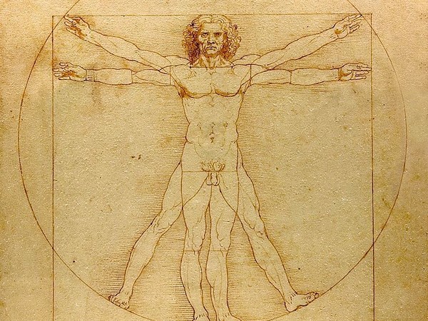 Leonardo da Vinci, Le proporzioni del corpo umano (<em>Uomo vitruviano)</em>, 1492 circa, Venezia, Gallerie dell'Accademia | Foto: www.lucnix.be