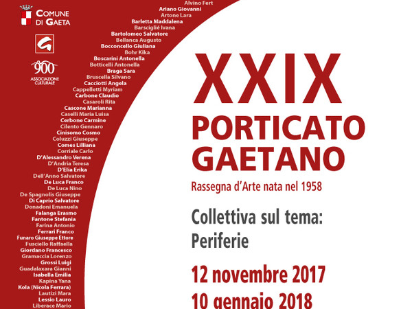 XXIX°Porticato Gaetano, Pinacoteca Comunale d’Arte Contemporanea di Gaeta