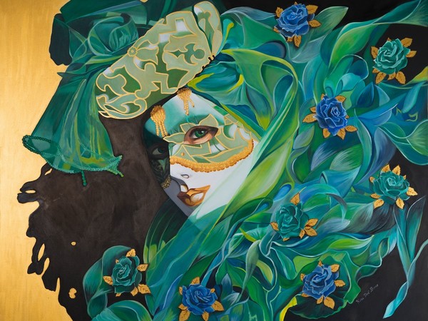 Rina Del Bono, Esmeralda, 2016, tecnica mista, cm. 100x80