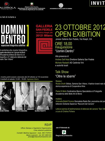 Uomini Dentro, Galleria San Fedele, Milano