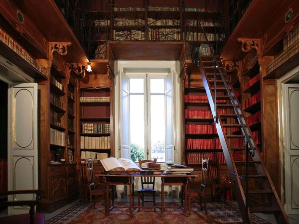 Ernesto Basile, Biblioteca di Palazzo Francavilla, Palermo