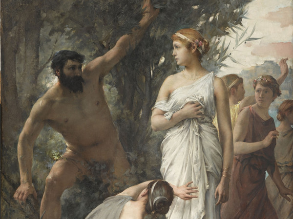 Jean Alfred Marioton, Ulisse e Nausicaa, 1888, Olio su tela, Parigi, Musée d'Orsay