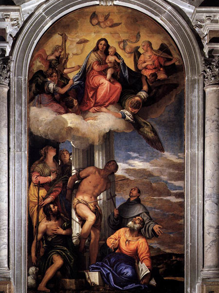 Madonna in gloria con Bambino e Santi