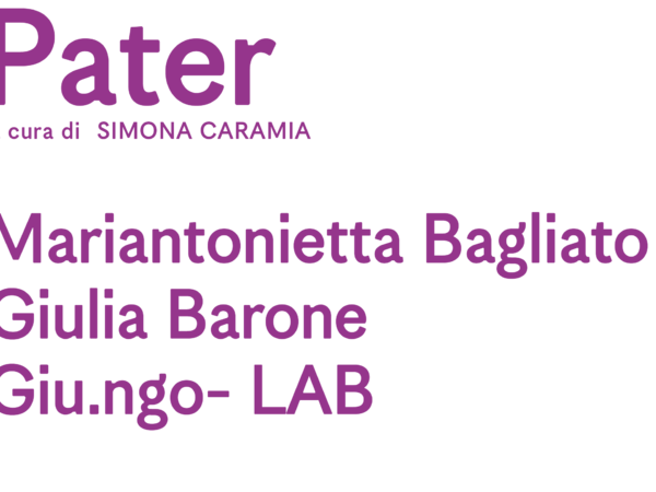 Pater. Mariantonietta Bagliato, Giulia Barone, Giusi Longo