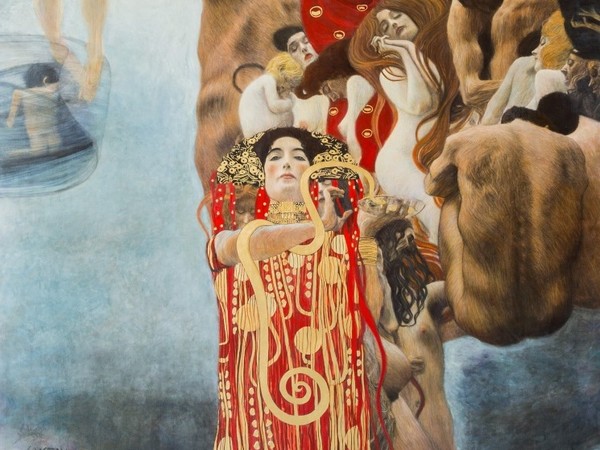 Factum Arte, Medicina (da Gustav Klimt, 1899-1907), 2017, cm. 430x300 (particolare)