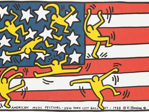 Keith Haring, American Music Festival, 1988 Keith Haring, American Music Festival, 1988
